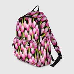 Рюкзак Цветы Розовые Тюльпаны, цвет: 3D-принт