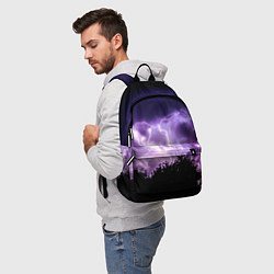 Рюкзак Purple Lightning, цвет: 3D-принт — фото 2