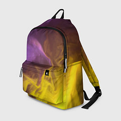 Рюкзак Неоновые фонари на шёлковой поверхности - Фиолетов, цвет: 3D-принт