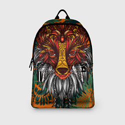Рюкзак Рыжая Лиса африканский узор Разноцветная лисичка, цвет: 3D-принт — фото 2