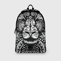 Рюкзак Черно белый Африканский Лев Black and White Lion, цвет: 3D-принт — фото 2