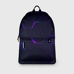 Рюкзак Фигурный фиолетовый фон, цвет: 3D-принт — фото 2