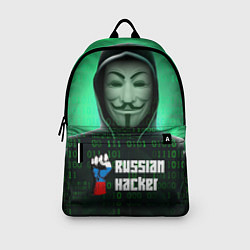 Рюкзак Russian hacker green, цвет: 3D-принт — фото 2