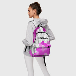 Рюкзак Nissan pro racing: символ сверху, цвет: 3D-принт — фото 2