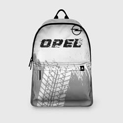 Рюкзак Opel speed на светлом фоне со следами шин: символ, цвет: 3D-принт — фото 2