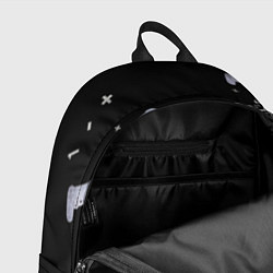 Рюкзак Джойстики чёрно-белые, цвет: 3D-принт — фото 2