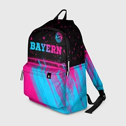 Рюкзак Bayern - neon gradient: символ сверху, цвет: 3D-принт