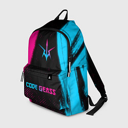 Рюкзак Code Geass - neon gradient: символ, надпись, цвет: 3D-принт