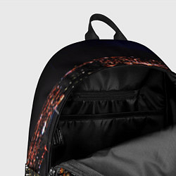 Рюкзак Ночной город - вид с высоты, цвет: 3D-принт — фото 2