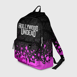 Рюкзак Hollywood Undead rock legends: символ сверху, цвет: 3D-принт