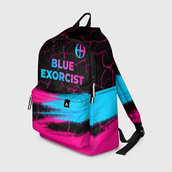 Рюкзак Blue Exorcist - neon gradient: символ сверху, цвет: 3D-принт