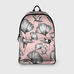 Рюкзак Графичные цветы на пудровом фоне, цвет: 3D-принт — фото 2