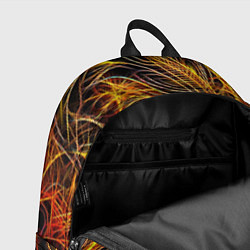 Рюкзак Фрактальные перья, цвет: 3D-принт — фото 2