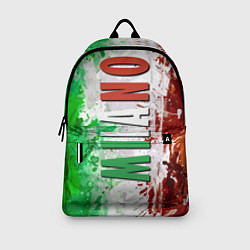 Рюкзак Флаг Италии - кляксы, цвет: 3D-принт — фото 2