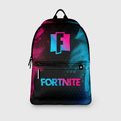 Рюкзак Fortnite - neon gradient: символ, надпись, цвет: 3D-принт — фото 2