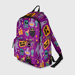 Рюкзак Happy Halloween - holiday pattern, цвет: 3D-принт