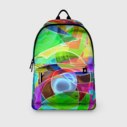 Рюкзак Цветная геометрическая композиция - лето, цвет: 3D-принт — фото 2