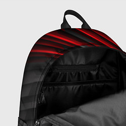 Рюкзак Чёрно-красный паркет графика, цвет: 3D-принт — фото 2