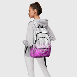 Рюкзак Metallica rock legends: символ сверху, цвет: 3D-принт — фото 2