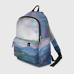 Рюкзак Горный пейзаж акварель, цвет: 3D-принт