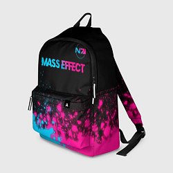 Рюкзак Mass Effect - neon gradient: символ сверху
