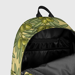 Рюкзак Винтажные ветви оливок, цвет: 3D-принт — фото 2