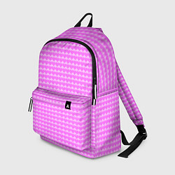 Рюкзак Много сердец розовое, цвет: 3D-принт