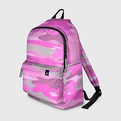 Рюкзак Милитари детский девчачий розовый, цвет: 3D-принт
