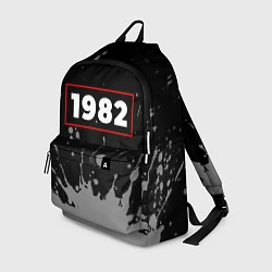 Рюкзак 1982 - в красной рамке на темном, цвет: 3D-принт