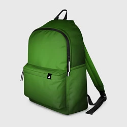Рюкзак Зеленый с затемняющей виньеткой, цвет: 3D-принт