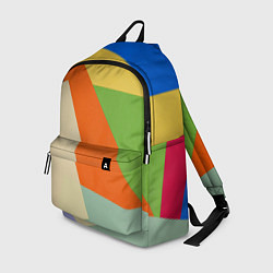 Рюкзак Геометрические разноцветные фигyры, цвет: 3D-принт
