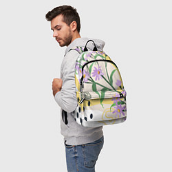 Рюкзак Цветы Мемфиса, цвет: 3D-принт — фото 2