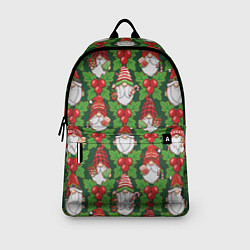 Рюкзак Новогодние гномы - паттерн, цвет: 3D-принт — фото 2