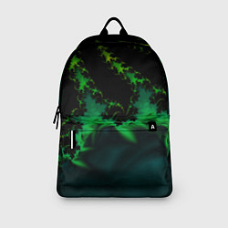 Рюкзак Фрактал зеленая ёлочка, цвет: 3D-принт — фото 2