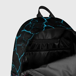 Рюкзак Scorpions - neon gradient: символ сверху, цвет: 3D-принт — фото 2