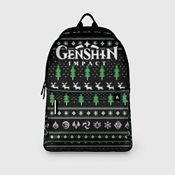 Рюкзак Новогодний свитер - Genshin impact, цвет: 3D-принт — фото 2