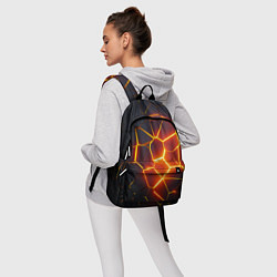 Рюкзак Огненные трещины, цвет: 3D-принт — фото 2