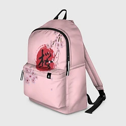 Рюкзак Цветущая вишня с иероглифом cакура, цвет: 3D-принт