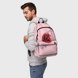Рюкзак Цветущая вишня с иероглифом cакура, цвет: 3D-принт — фото 2