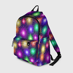 Рюкзак Праздничный салют - фейерверк, цвет: 3D-принт