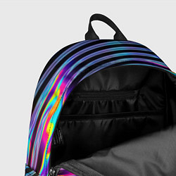 Рюкзак Голографические полосы, цвет: 3D-принт — фото 2