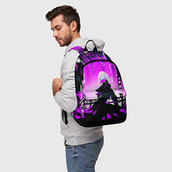 Рюкзак Люси нетраннер - фиолетовый, цвет: 3D-принт — фото 2