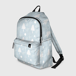 Рюкзак Зимние ёлочки, цвет: 3D-принт