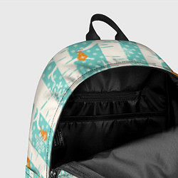 Рюкзак Новогодние берёзки, цвет: 3D-принт — фото 2