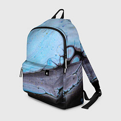 Рюкзак Синий и тёмный песок и краски, цвет: 3D-принт