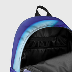 Рюкзак Синие разводы, цвет: 3D-принт — фото 2