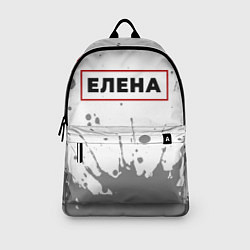 Рюкзак Елена - в красной рамке на светлом, цвет: 3D-принт — фото 2