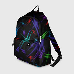 Рюкзак Разноцветные лучи, цвет: 3D-принт