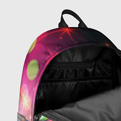 Рюкзак Поп арт неоновые звезды космического неба, цвет: 3D-принт — фото 2