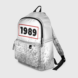 Рюкзак 1989 - в красной рамке на светлом, цвет: 3D-принт